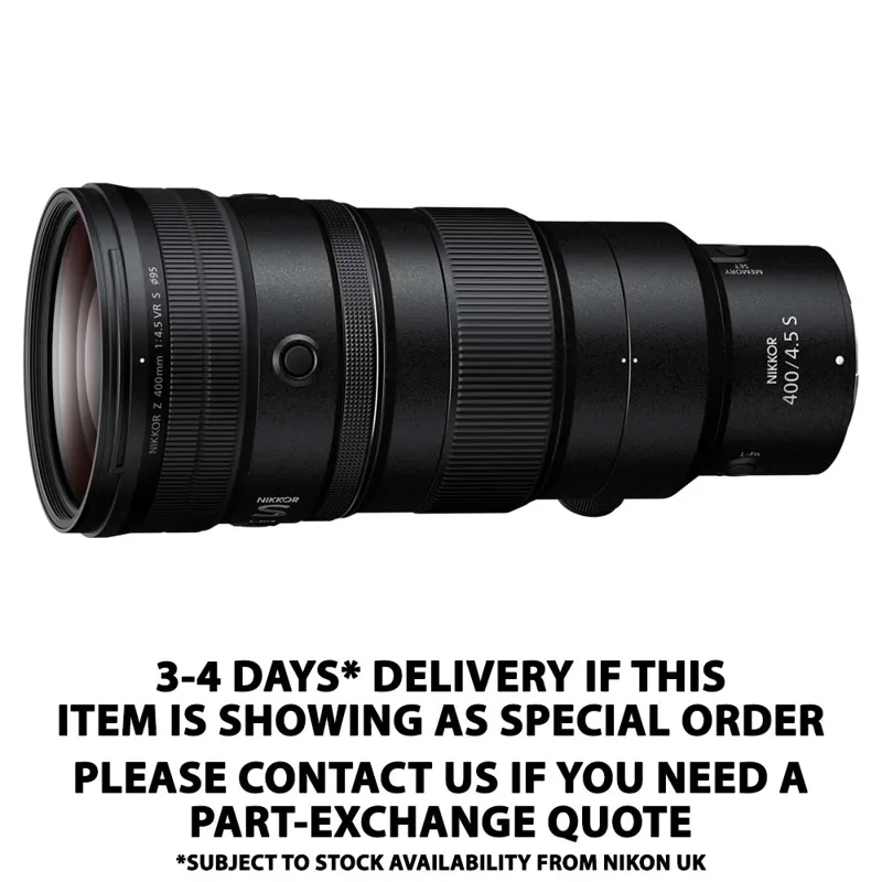 Nikon Nikkor Z 400mm f4.5 VR S Lens 