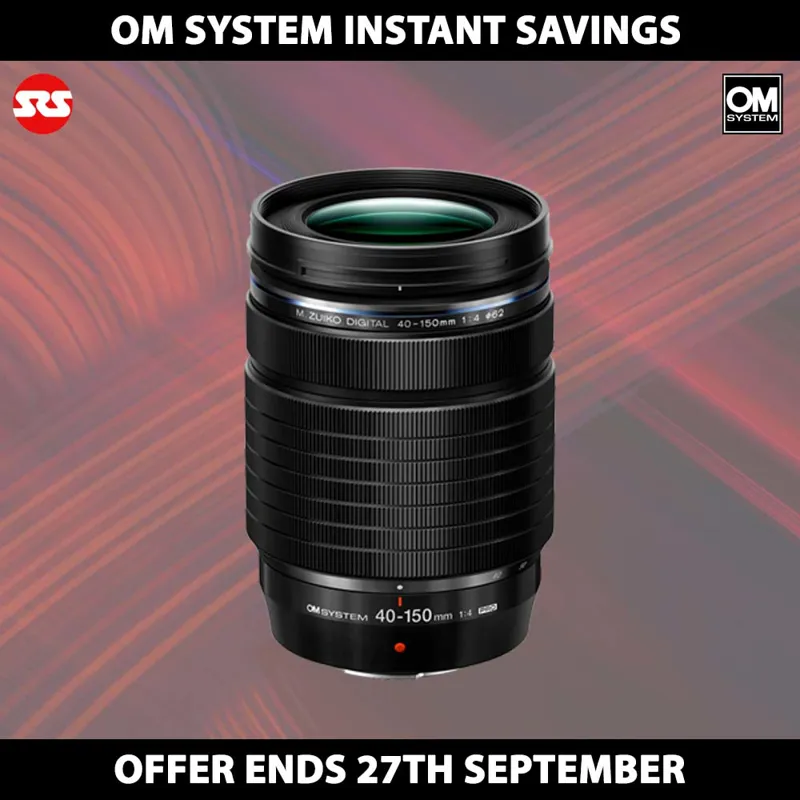 OM System M.Zuiko 40-150mm F4 Pro Lens - INSTANT SAVING UNTIL 27TH SEPTEMBER