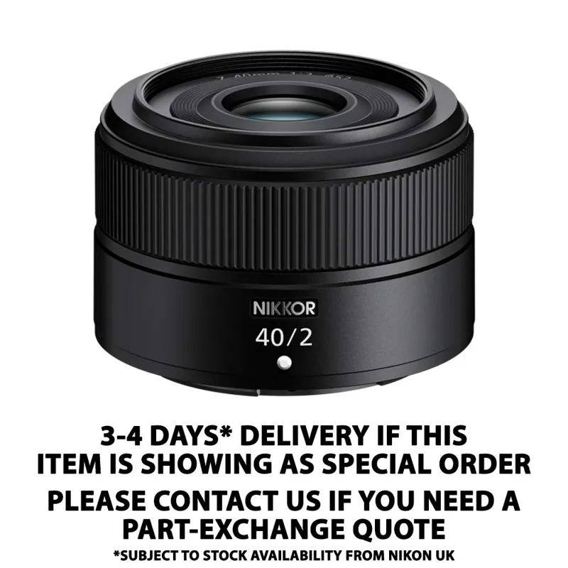 Nikon Nikkor Z 40mm f2 Lens 