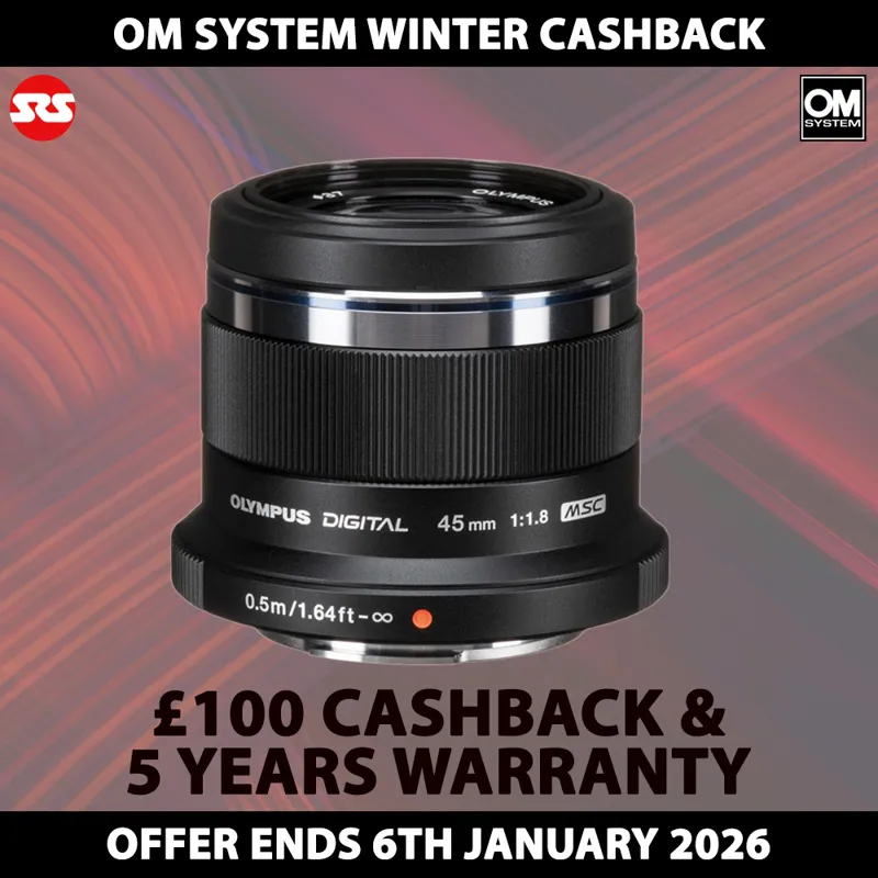 Olympus M.Zuiko Digital ED 45mm F1.8 Lens in Black