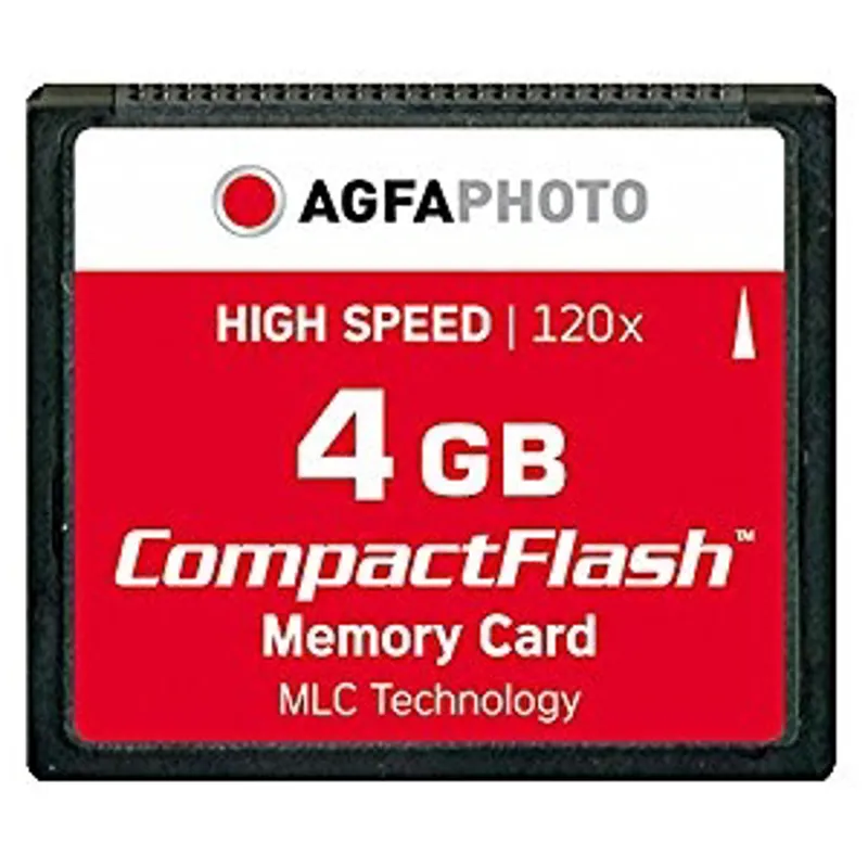 AgfaPhoto 4gb 120x Compact Flash Memory Card