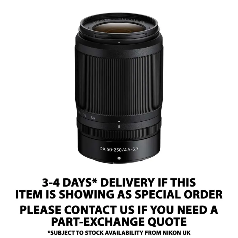 Nikon Nikkor Z DX 50-250mm f/4.5-6.3 VR Lens 
