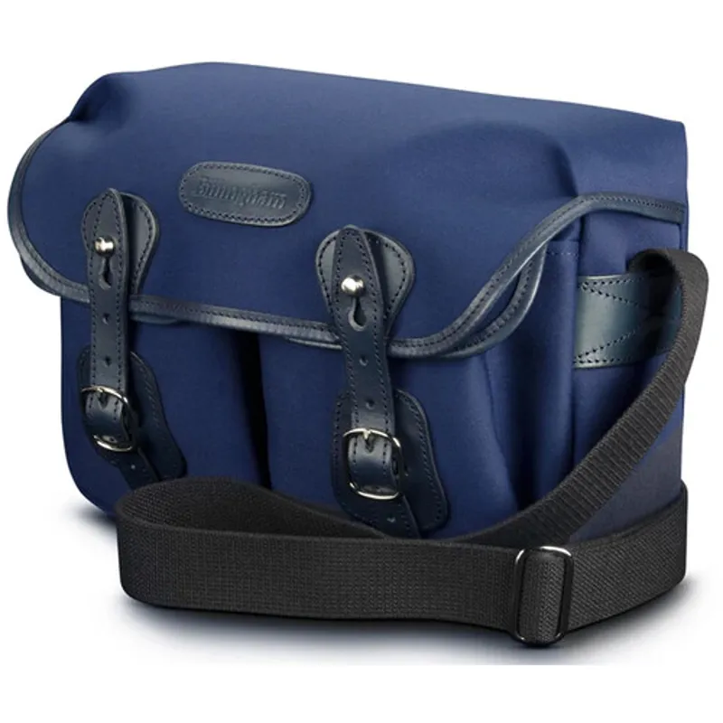 Ex-Display Billingham Hadley Small Camera Bag in Navy Canvas/Navy Leather