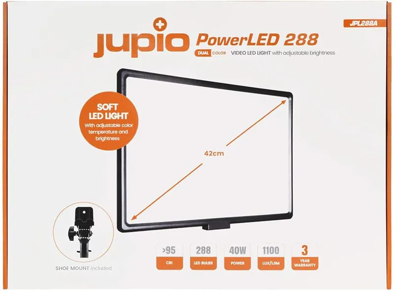Ex-Demo Jupio JPL288A PowerLED 288 Dual Color LED Light