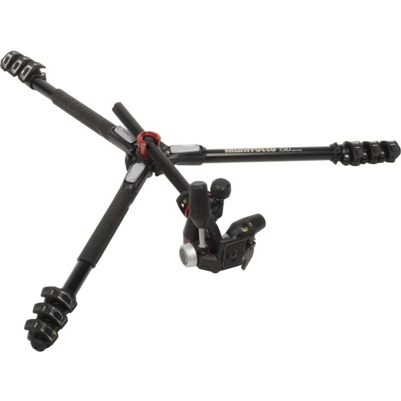 Open Box Manfrotto MK190XPRO4 Tripod + X-Pro 3-Way Head-3