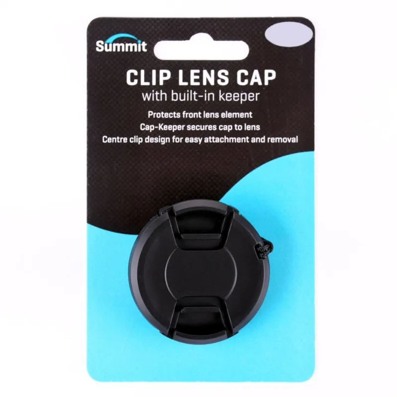Summit 82mm Clip-On Lens Cap with Cap Keeper