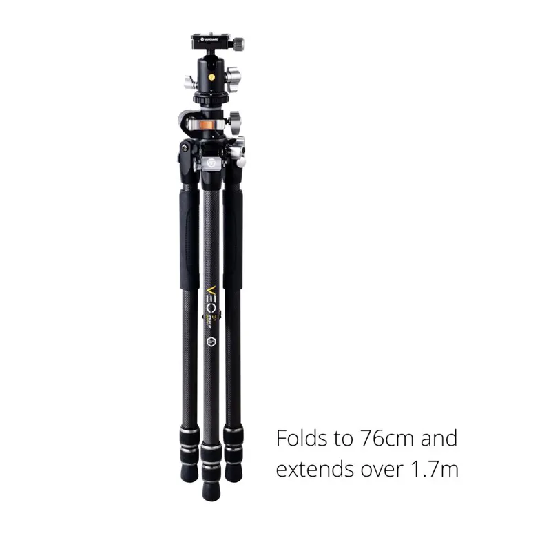 Vanguard Veo 3+ 263CB Carbon Fibre Tripod with Ballhead-5