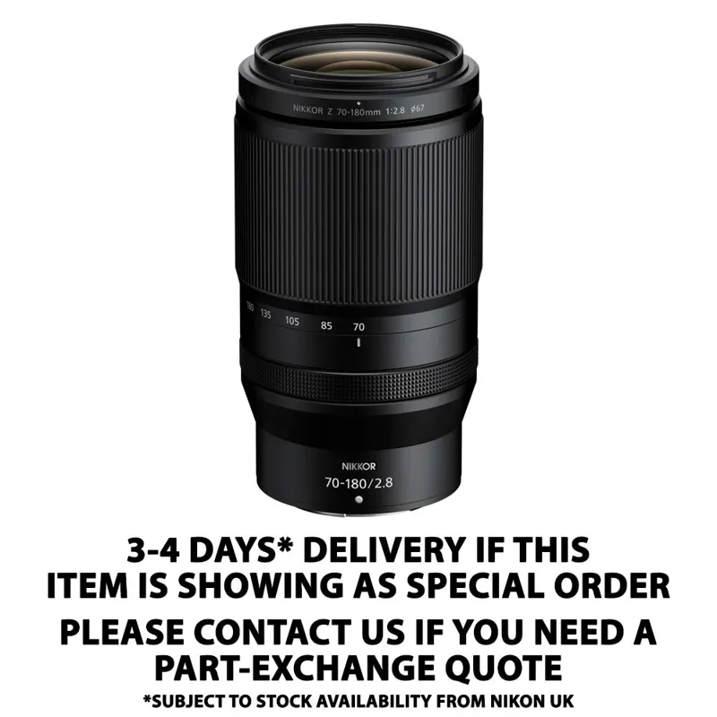 Nikon Nikkor Z 70-180mm f2.8 Lens 