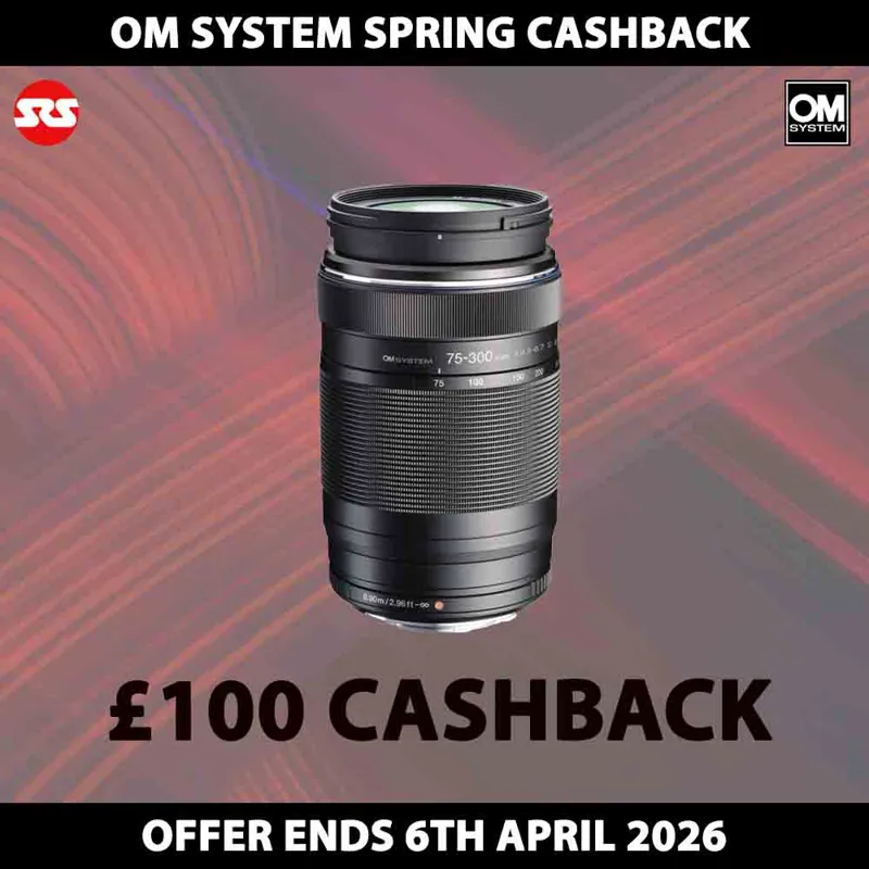 OM System M.Zuiko Digital ED 75-300mm F4.8-6.7 II Lens - CASHBACK!