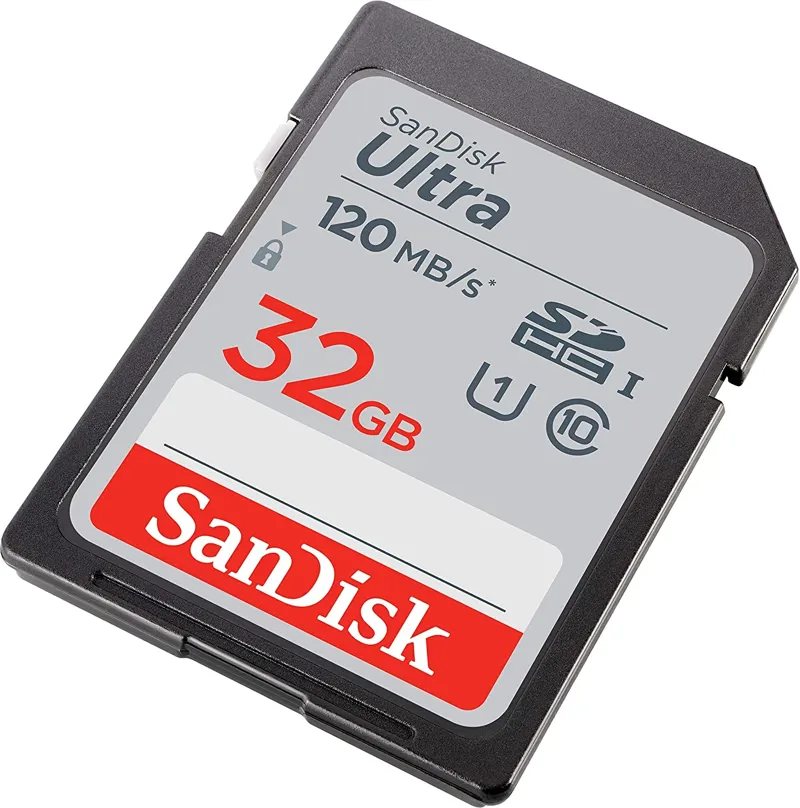 SanDisk Ultra 32GB SDHC Memory Card 120mbs-1