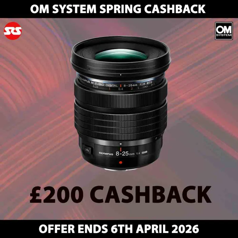 Olympus M.Zuiko Digital ED 8-25mm f4 PRO Lens - CASHBACK!