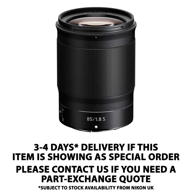Nikon Nikkor Z 85mm f/1.8 S Lens 