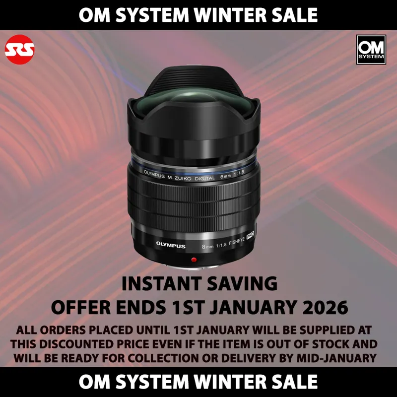 Olympus M.Zuiko Digital ED 8mm F1.8 Fisheye Pro Lens