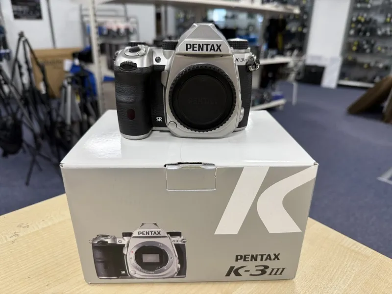 Ex-Display Pentax K-3 Mark III Silver Body -6