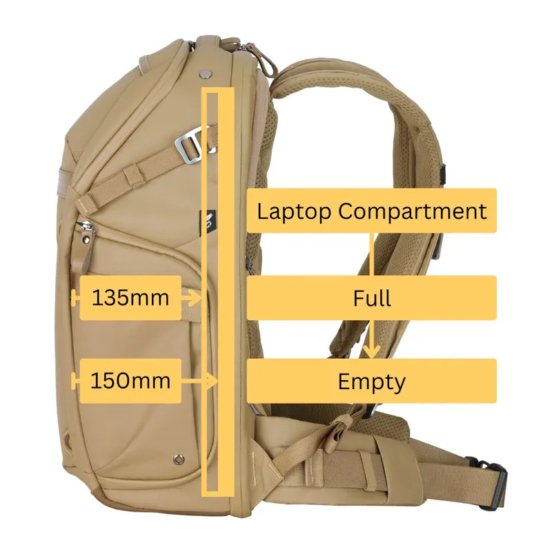 Vanguard VEO Metro B30L 30 Litre Camera Backpack - Beige-11