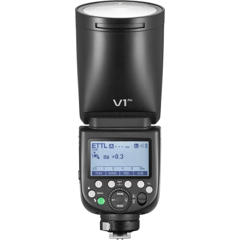 Ex-Display Godox V1Pro Round Head Camera Flash - For Canon-1