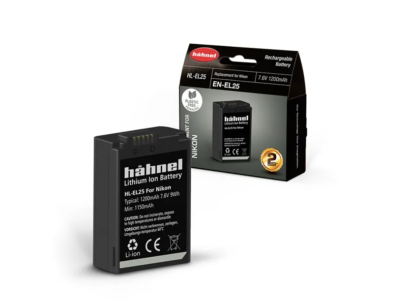 Hahnel Nikon HL-EL25 EN-EL25 battery 
