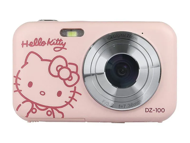 Yashica DZ-100 Hello Kitty Digital Compact Camera in Pink