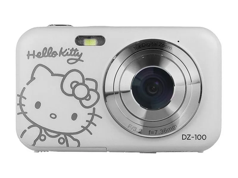 Yashica DZ-100 Hello Kitty Digital Compact Camera in White