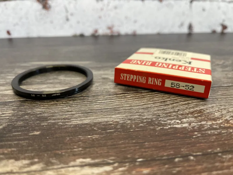 Kenko Stepping Ring 52mm filter to 58mm thread