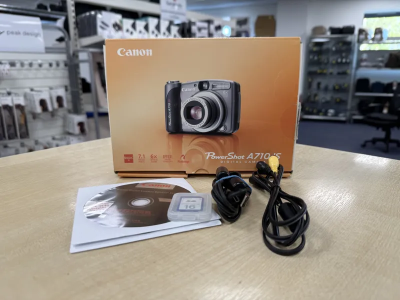 Used Canon Powershot A710is Digital Compact Camera - 3 Months Warranty-8