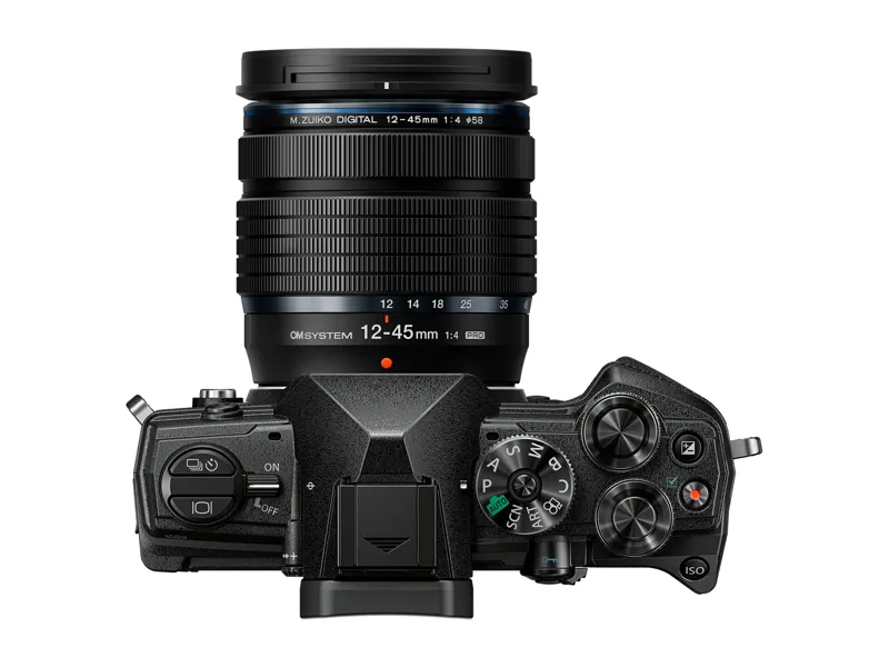 OM System OM-5 Body in Black with M.Zuiko 12-45mm F4 Pro Lens-1