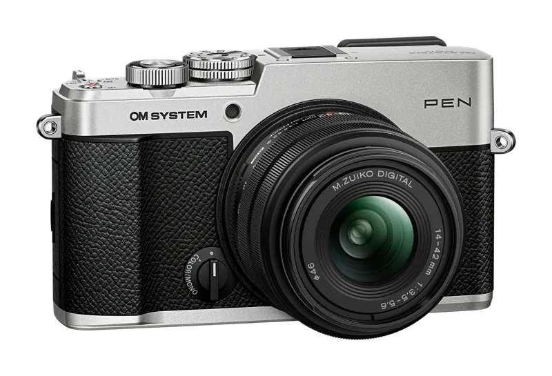 OM System Pen Body in Silver with M.Zuiko 14-42mm F3.5-5.6 III Lens - PRE-ORDER DEPOSIT-1