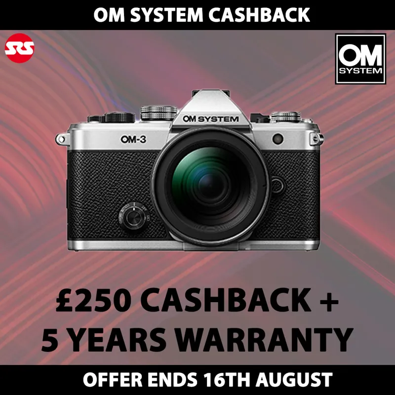 OM System OM-3 Body in Silver with M.Zuiko 12-45mm F4 Pro Lens - CASHBACK!