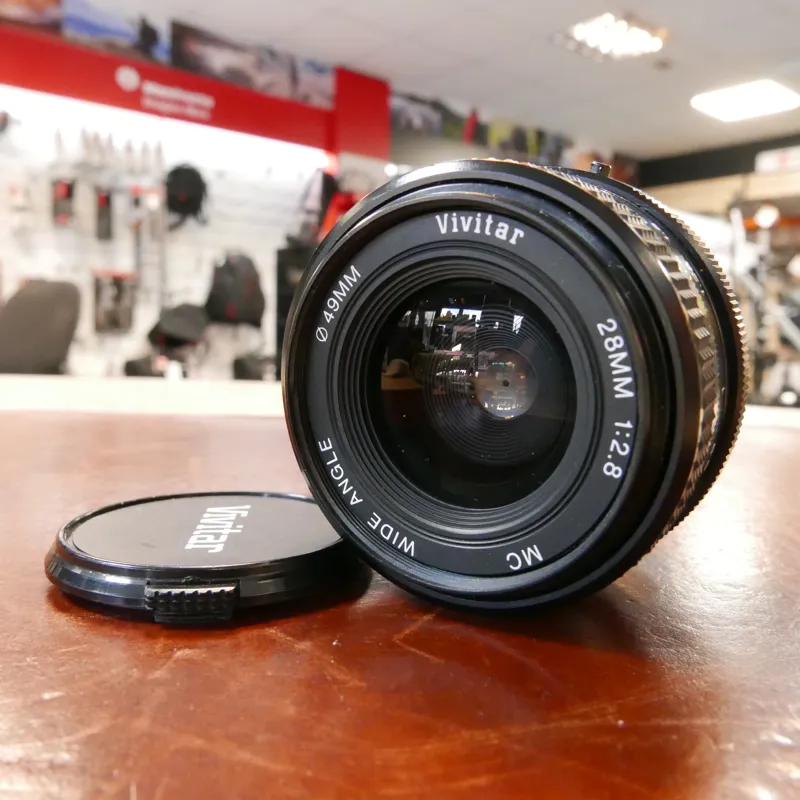 Used Vivitar MC 28mm f2.8 - Pentax K - 1 YEAR GTEE-1