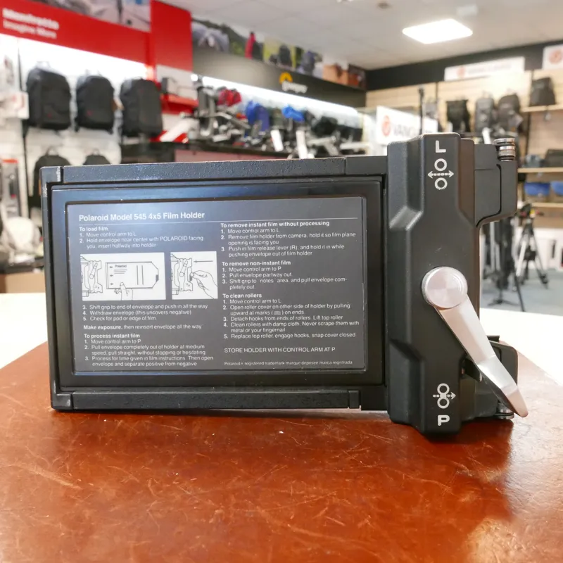 Used Polaroid Model 545 Film Holder - 1 YEAR GTEE