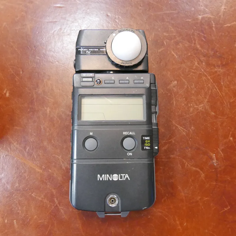 Used Minolta Flash Meter IV - 1 YEAR GTEE-1