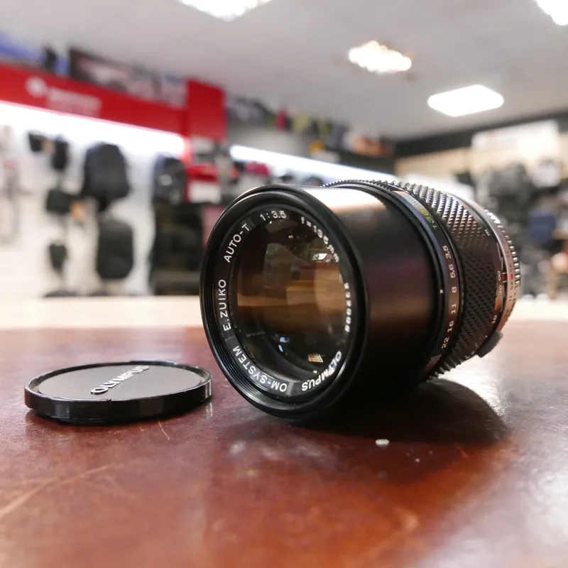 Used Olympus E.Zuiko 135mm f3.5 Auto T - 12 Months Warranty-1