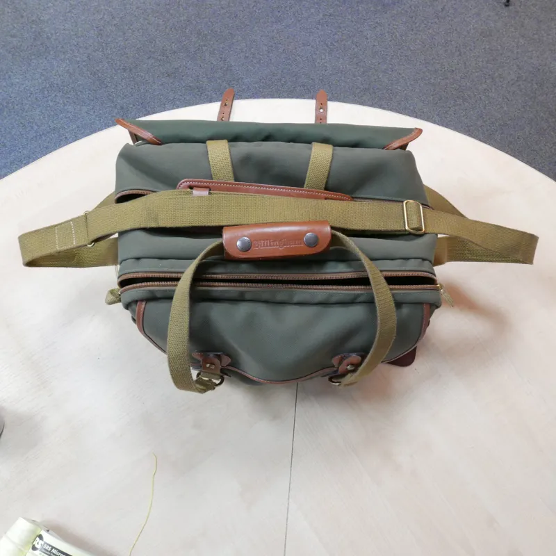 Used Billingham 335 Camera Bag - Sage/Tan - 12 Months Warranty-4