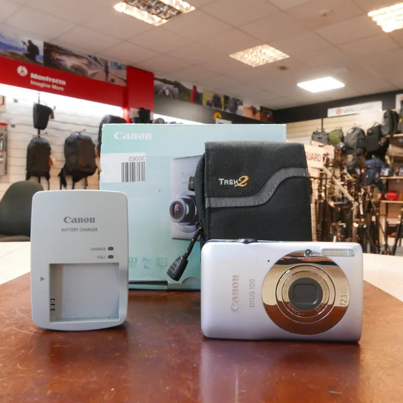 Used Canon Ixus 105 Digital Compact - Silver - 12 Months Warranty