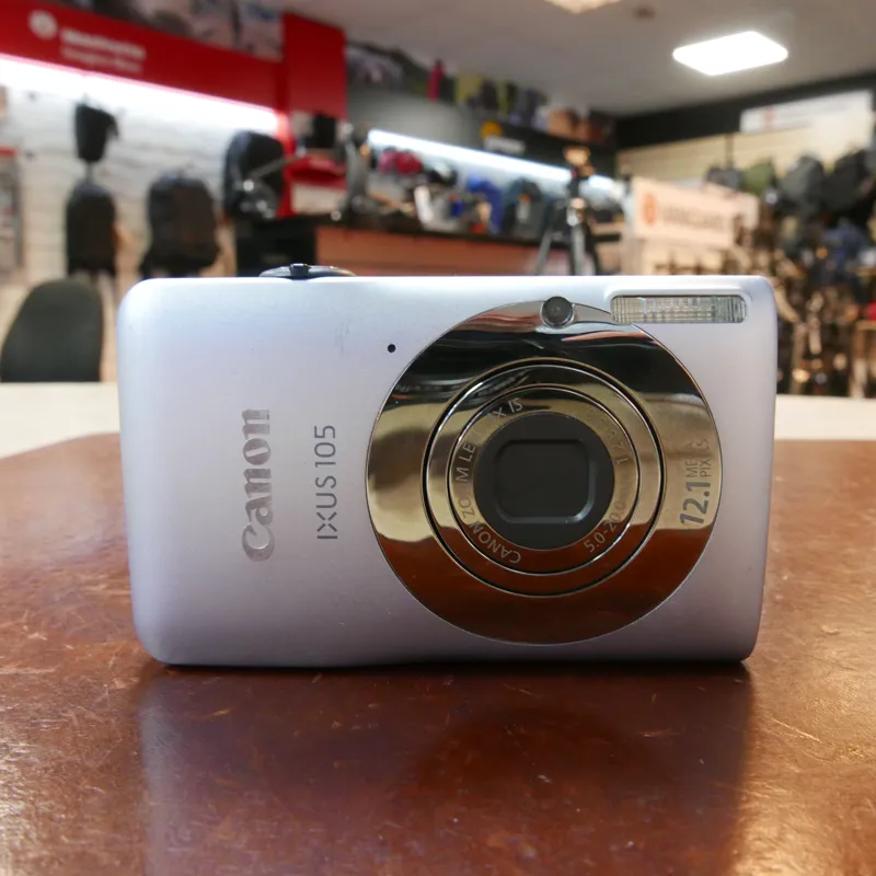 Used Canon Ixus 105 Digital Compact - Silver - 12 Months Warranty-1