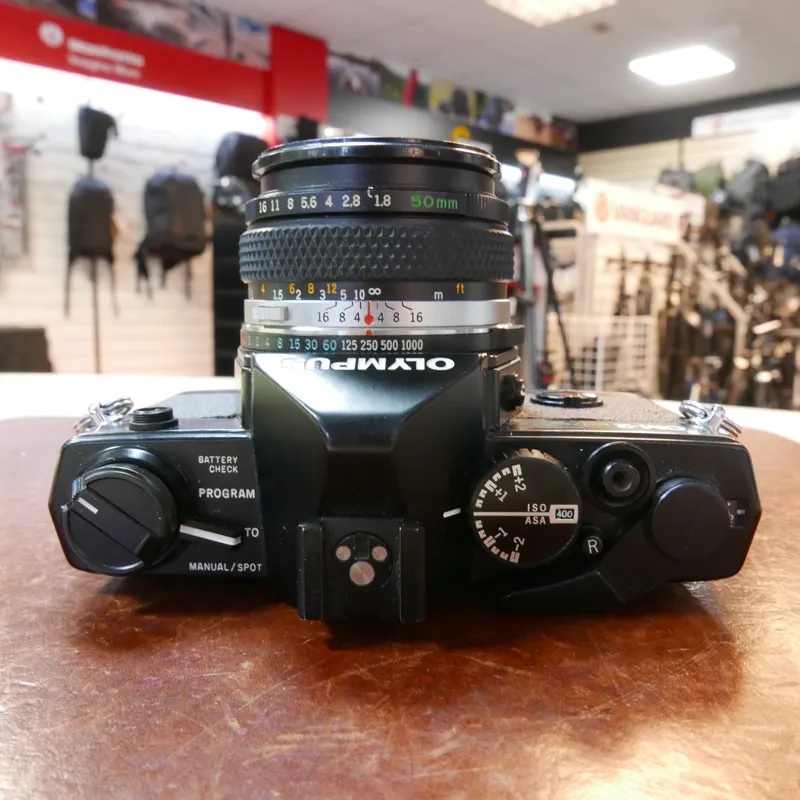 Used Olympus OM-2 SP + 50mm f1.8 - 12 Months Warranty-3