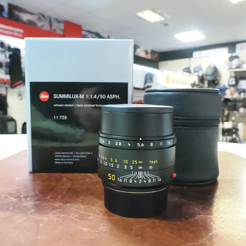 Used Leica Summilux M 50mm f1.4 ASPH - 11728 - 12 Months Warranty