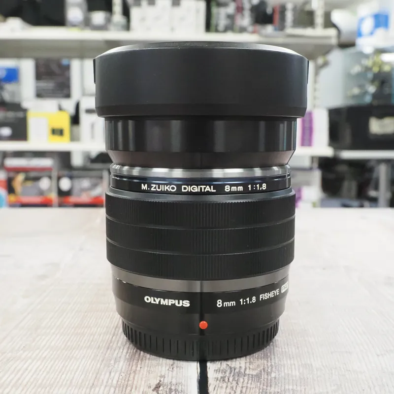 Used Olympus M.Zuiko 8mm f1.8 Fisheye Pro - 12 Months Warranty-1