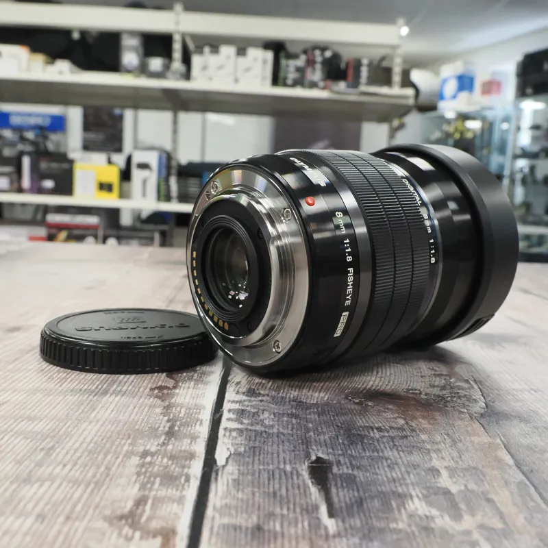 Used Olympus M.Zuiko 8mm f1.8 Fisheye Pro - 12 Months Warranty-3