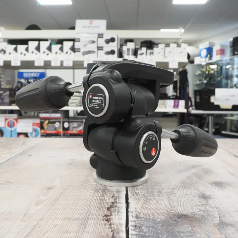 Used Manfrotto 804 RC2 3 Way Tripod Head - 3 Months Warranty