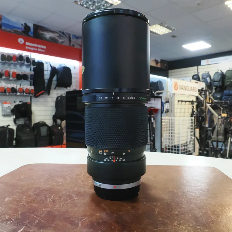 Used Olympus Auto T 300mm f4.5 Zuiko - 12 Months Warranty