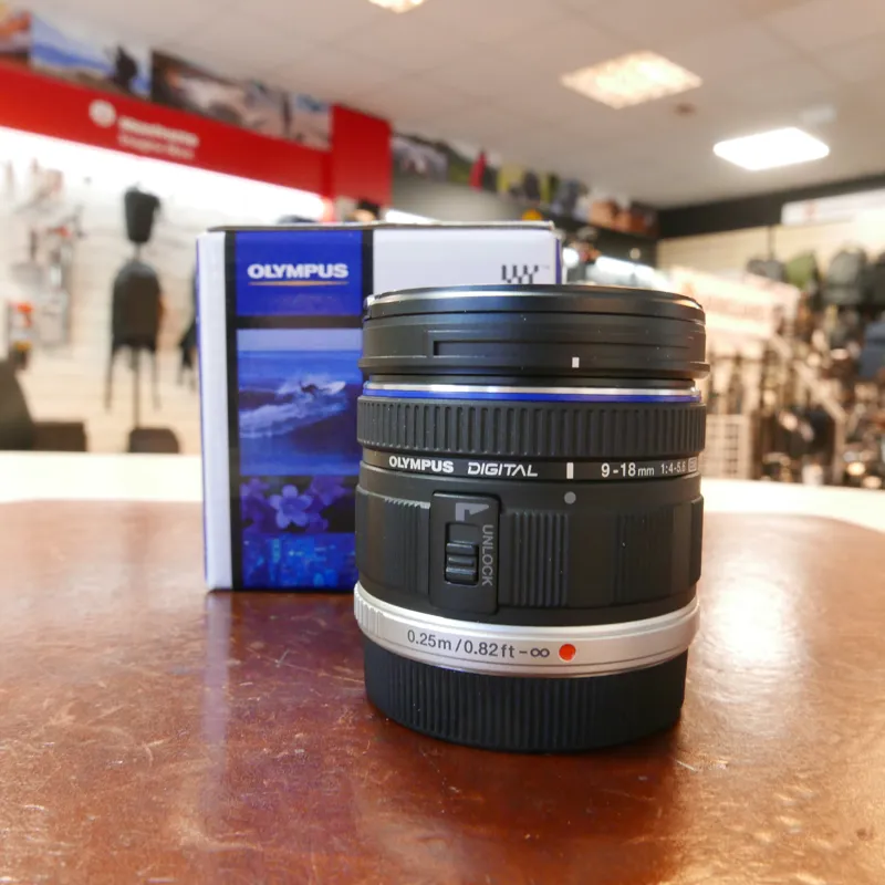 Used Olympus 9-18mm f4-5.6 M.Zuiko ED - 12 Months Warranty