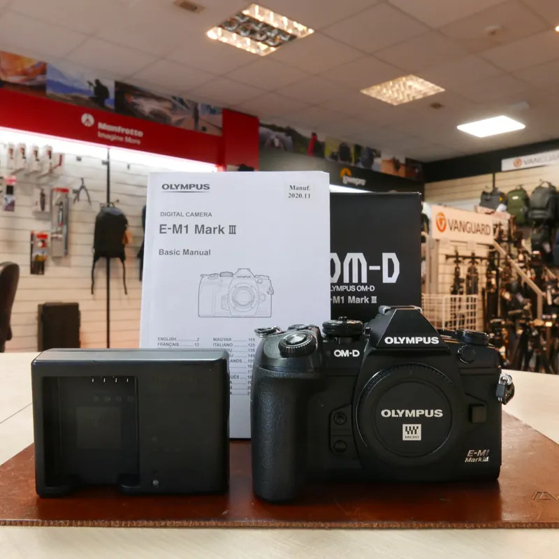 Used Olympus OM-D E-M1 Mark III - 6274 Actuations - 12 Months Warranty