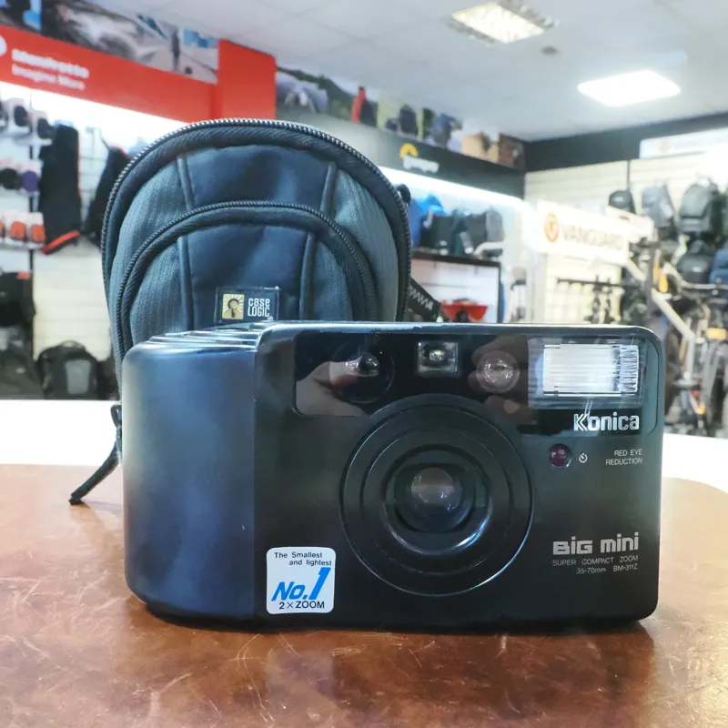 Used Konica Big Mini Film Compact - 3 Months Warranty