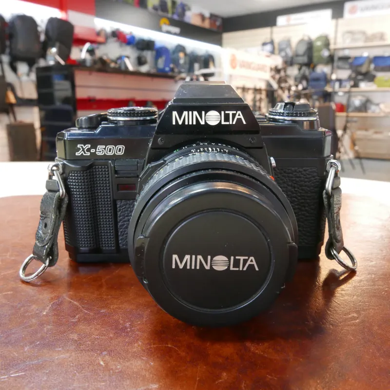 Used Minolta X500 + MD 50mm f1.4 - 12 Months Warranty