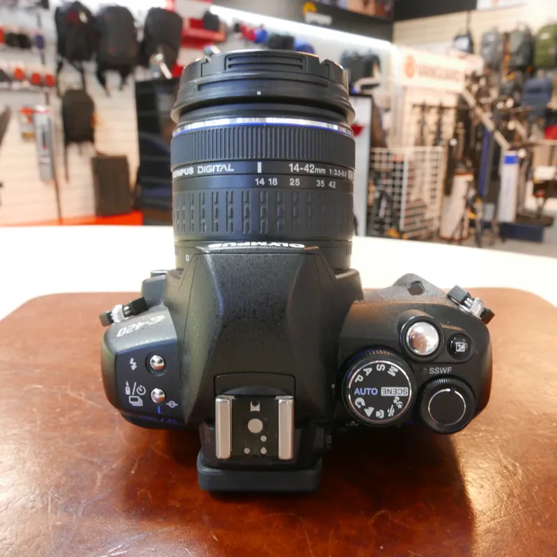 Used Olympus E420 + 14-42mm ED - 4/3 Fit - 10844 Actuations - 12 Months Warranty-3