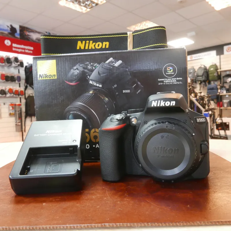 Used Nikon D5600 Body - 2323 Actuations - 12 Months Warranty