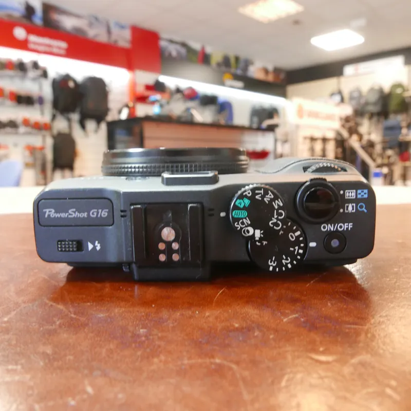 Used Canon Powershot G16 Digital Compact - 12 Months Warranty-2
