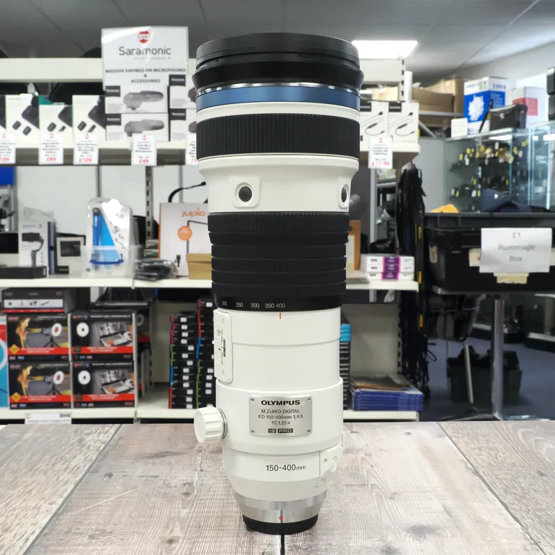 Used Olympus M.Zuiko 150-400mm f4.5 TC 1.25x ED IS Pro - 12 Months Warranty-1