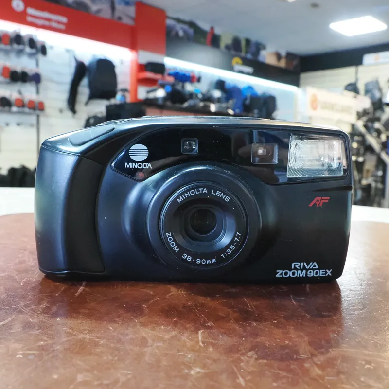 Used Minolta Riva Zoom 90EX Film Compact - 3 Months Warranty-1